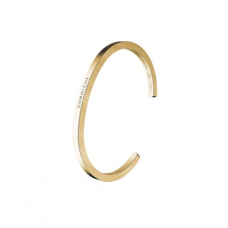 Corniche dames armband - Goud Staal