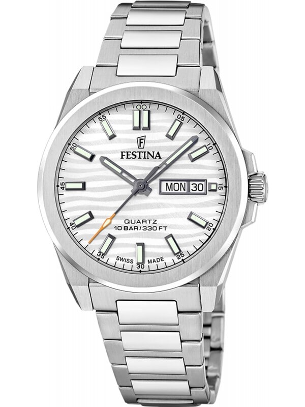 Festina F20073/1 CLASSIQUES ACIER Heren Horloge