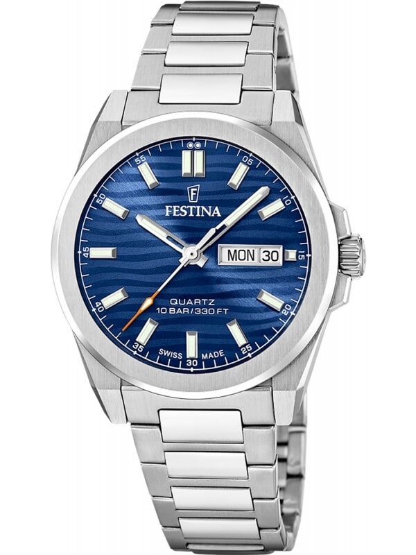 Festina F20073/3 CLASSIQUES ACIER Heren Horloge