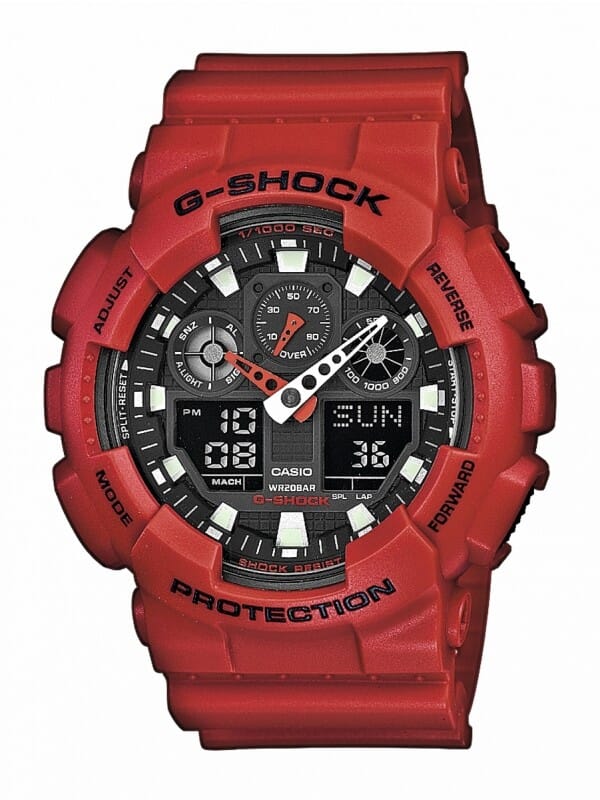 G-Shock GA-100B-4AER Classic Heren Horloge