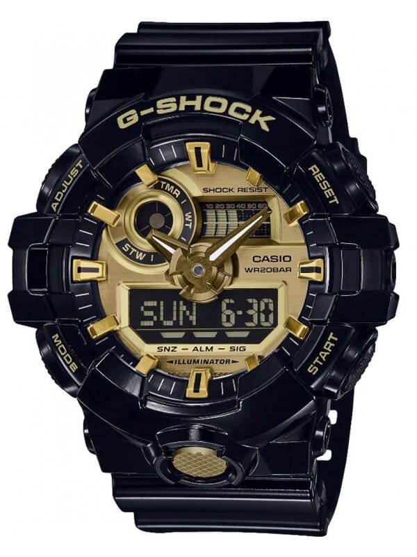 G-Shock GA-710GB-1AER Classic Heren Horloge
