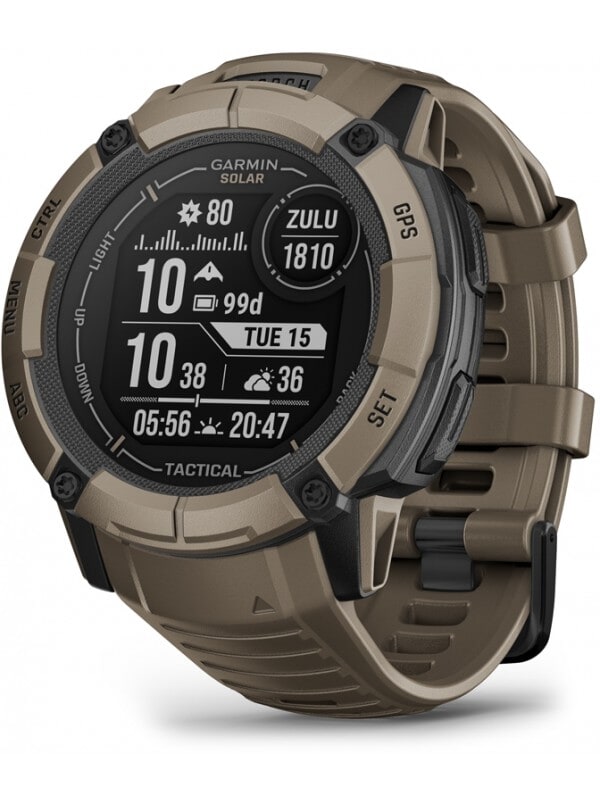 Garmin 010-02805-02 Instinct 2X Solar - Tactical Edition Smartwatch