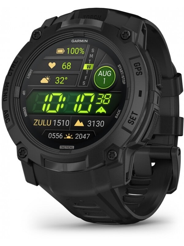Garmin 010-03020-50 Instinct 3 AMOLED Tactical Edition – 50 mm Smartwatch