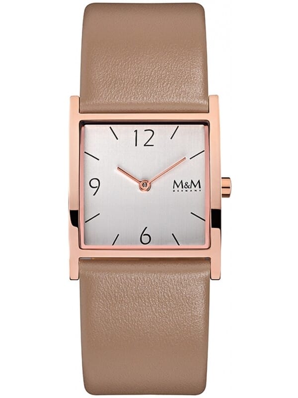 M&M Germany M11917-993 Square line Dames Horloge