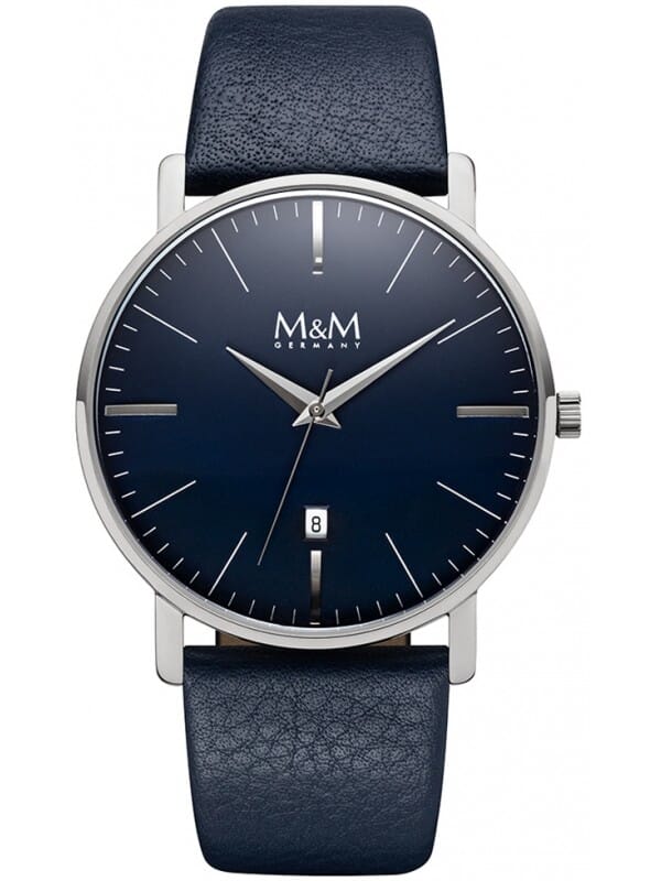 M&M Germany M11928-848S New classic Heren Horloge