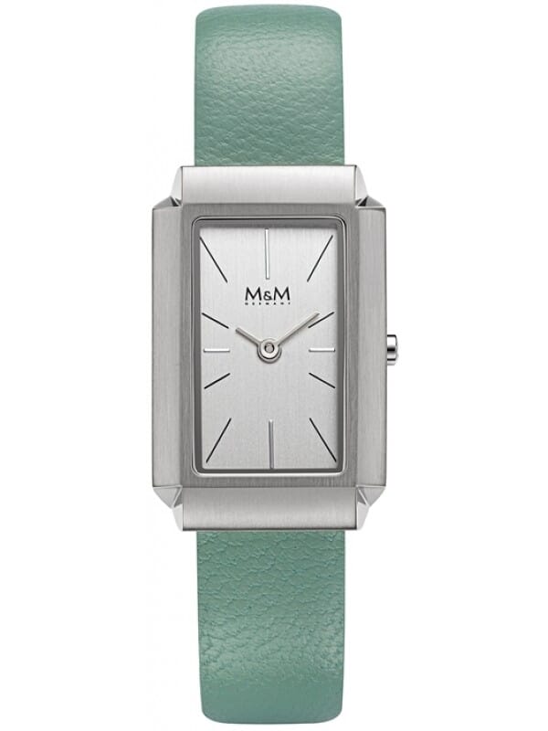 M&M Germany M11964-722 Square line Dames Horloge