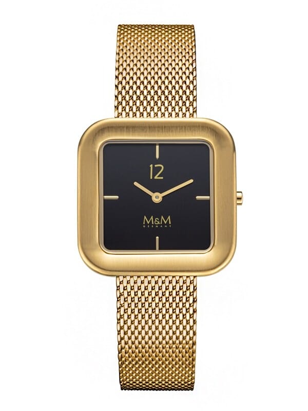 M&M Germany M11965-215 Square line Dames Horloge