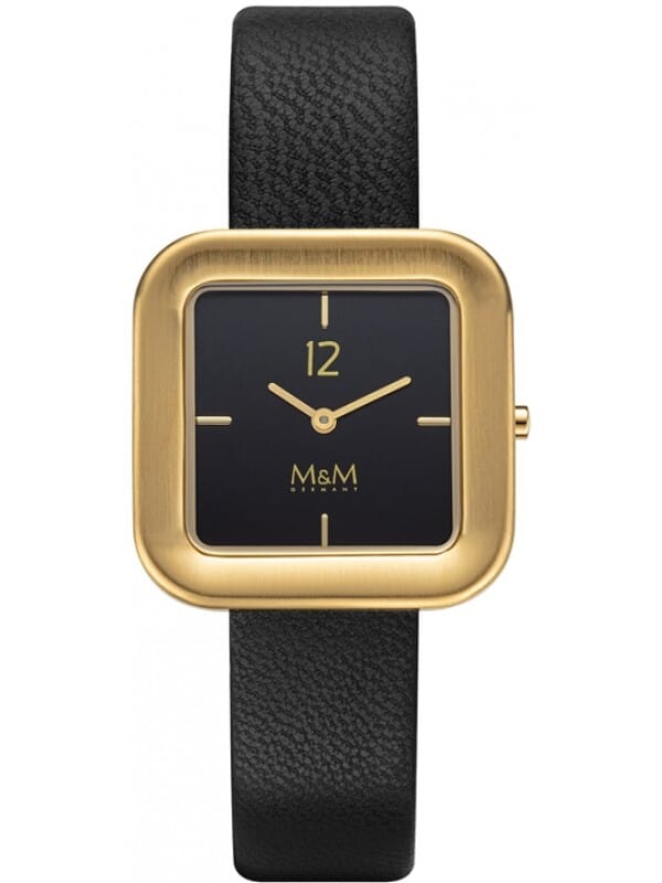 M&M Germany M11965-415 Square line Dames Horloge