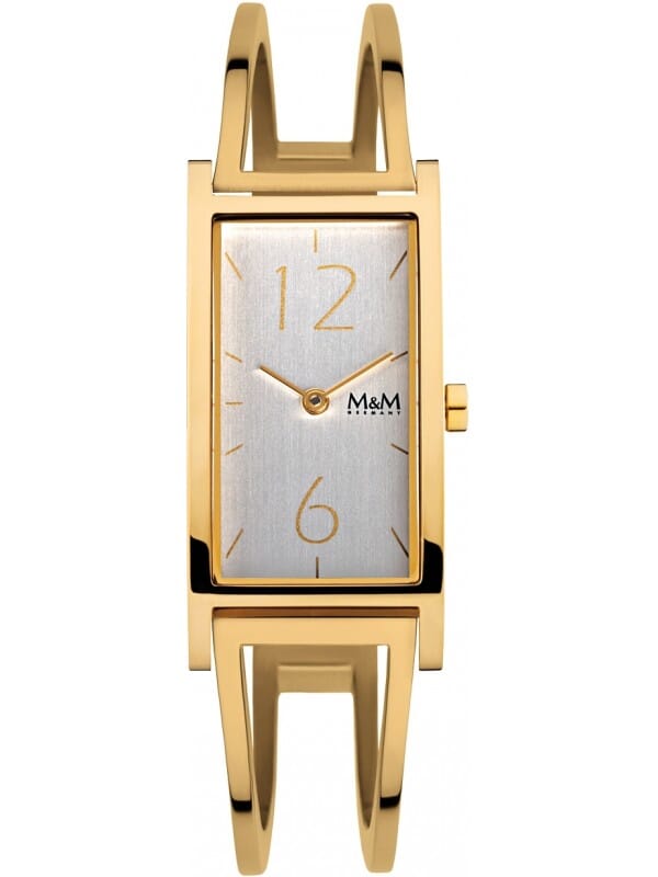 M&M Germany M11918-033 Square line Dames Horloge