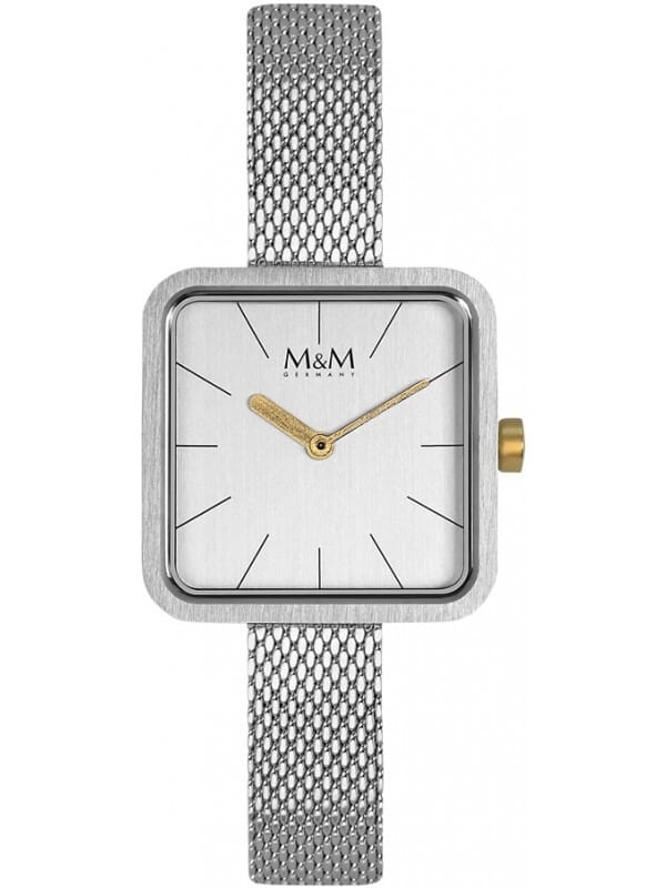 M&M Germany M11951-152 Square line Dames Horloge