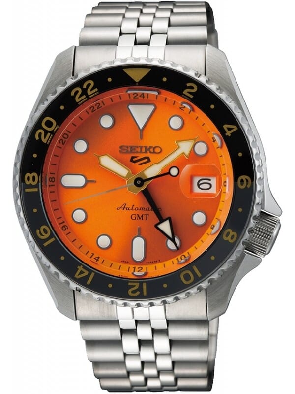 Seiko 5 Sports SSK005K1 GMT Heren Horloge
