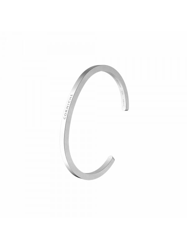 Corniche dames armband - Zilver Staal
