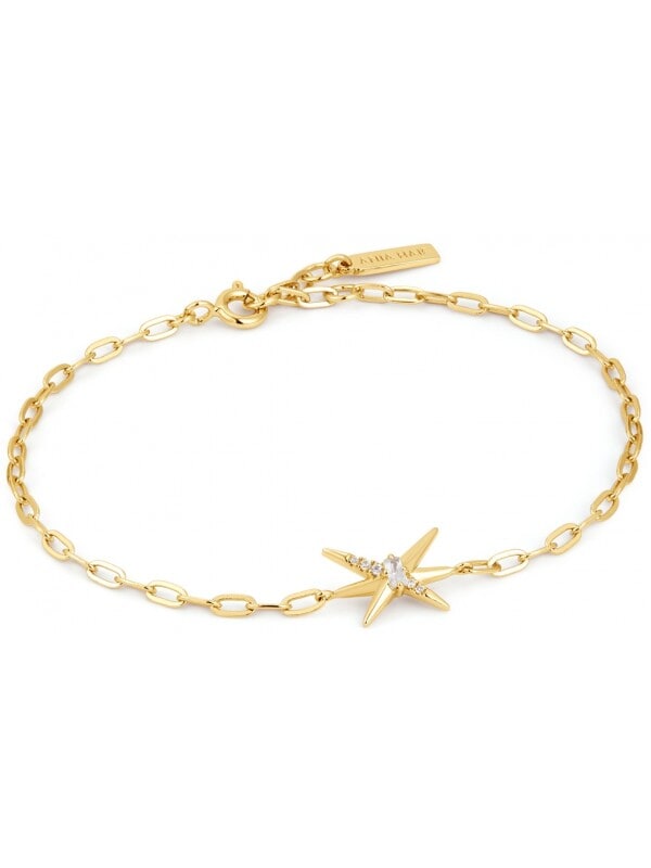 Ania Haie AH B053-01G Polished Punk Dames Armband - Schakelarmband
