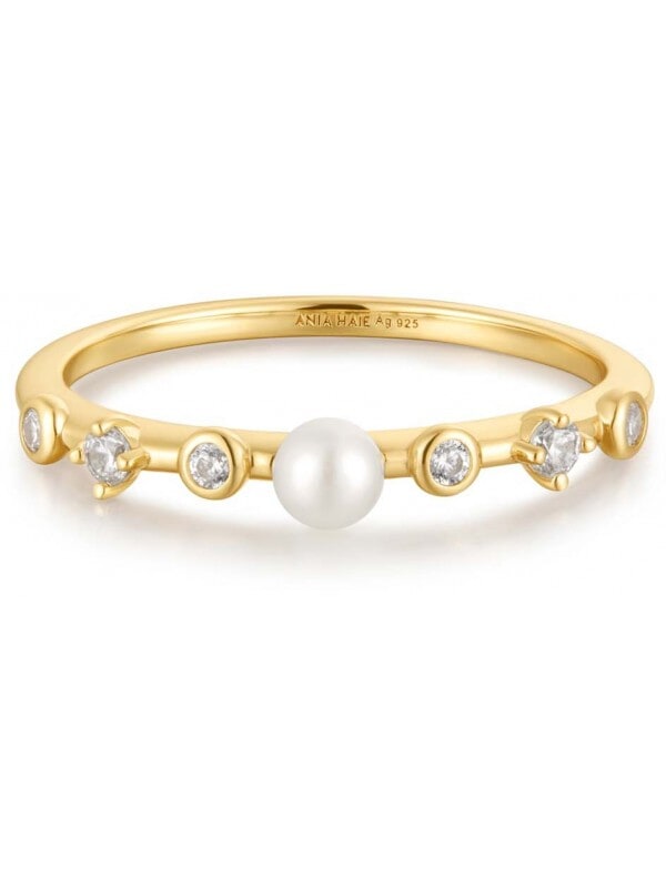 Ania Haie AH R058-04G Chic Creator Dames Ring - Minimalistische ring