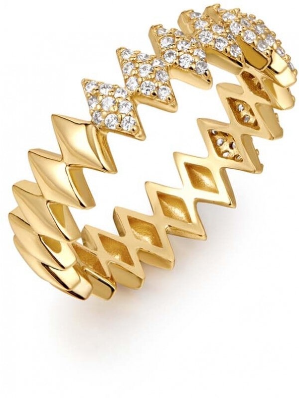 Ania Haie AH R061-04G Dusk Divas Dames Ring - Minimalistische ring