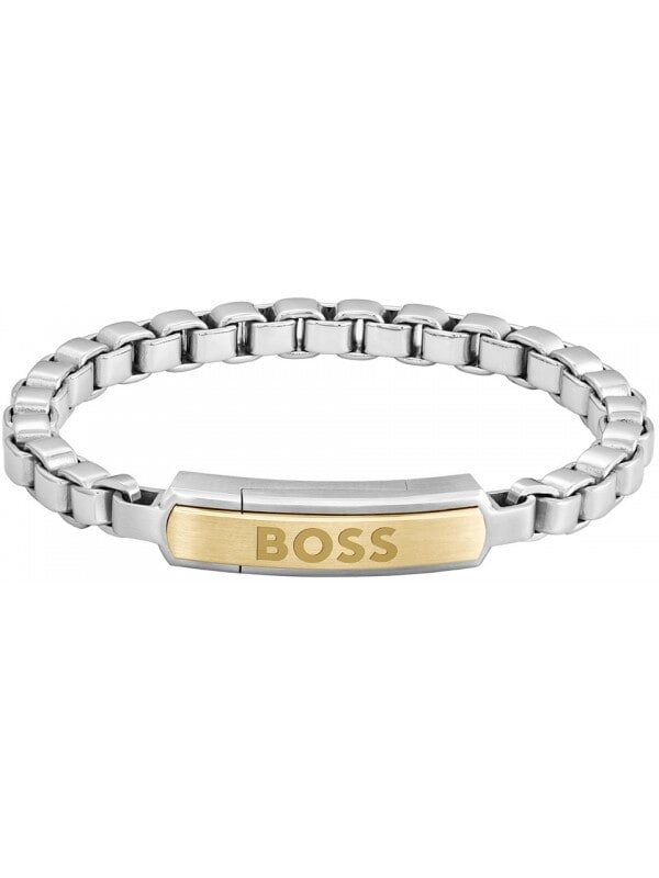 BOSS HBJ1580597M DEVON Heren Armband - Schakelarmband