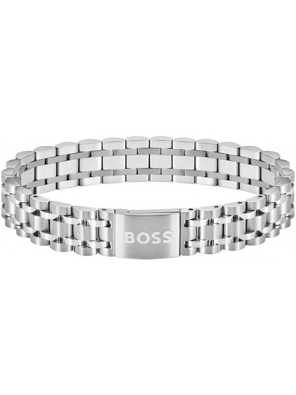 BOSS HBJ1580644 OWAN Heren Armband - Schakelarmband