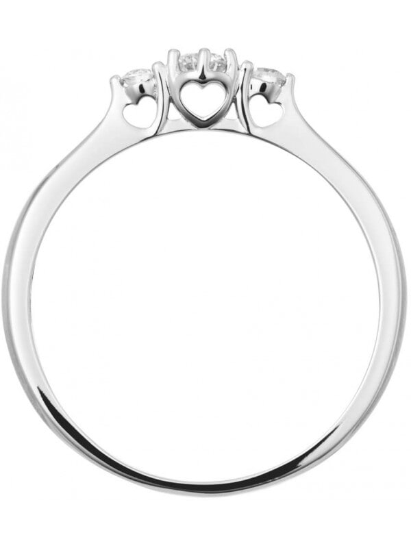 Glow 214.3040 Say Yes Dames Ring - Minimalistische ring