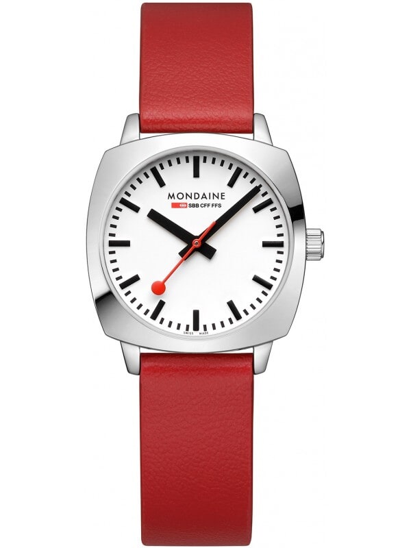 Mondaine MSL.31110.LCV Petite Cushion Unisex Horloge