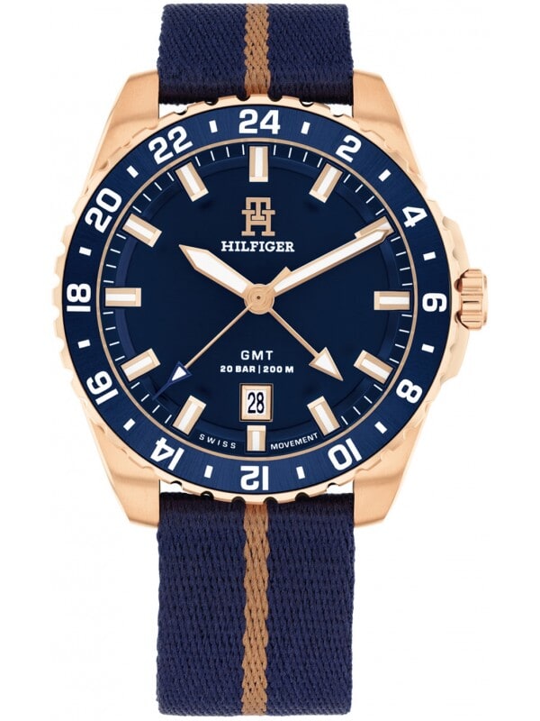 Tommy Hilfiger TH1792130 TH85 Swiss GMT Heren Horloge